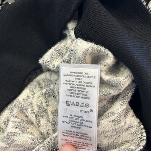 Lauren Ralph Lauren Houndstooth French Terry Sweatshirt Size M Rare - Picture 11 of 12